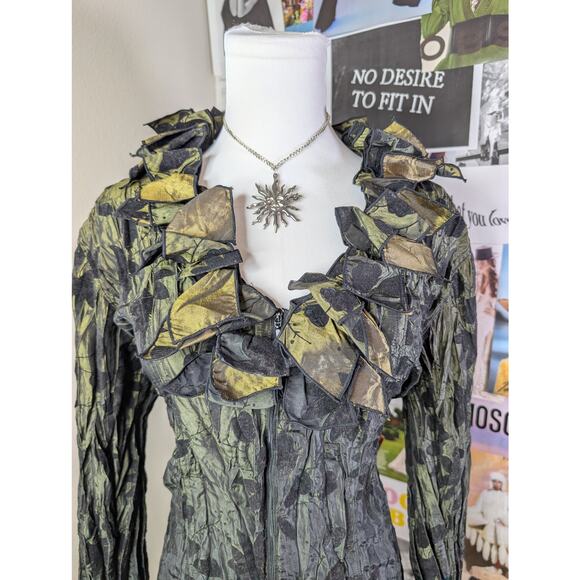 Stunning Mixed Media Y2k Top - Picture 7 of 10